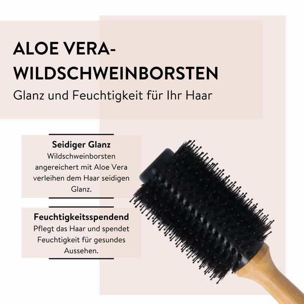 Parsa Beauty PARSA Beauty Bambus Volumenbürste Aloe Vera groß ø 33mm aus FSC®-zertifiziertem Bambus Outlet