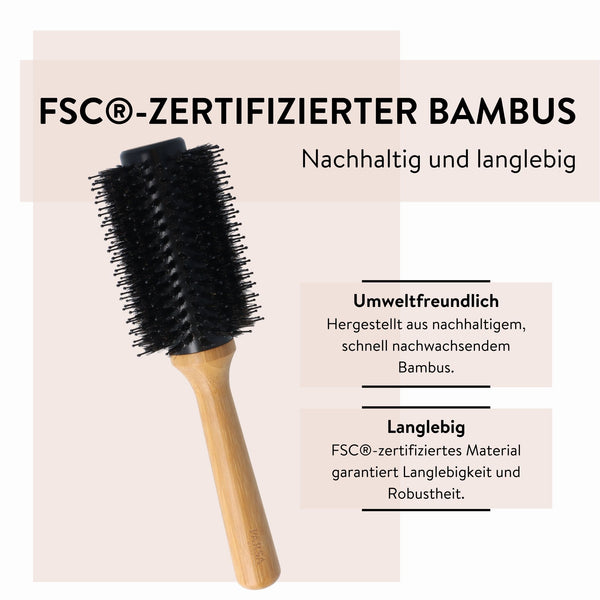 Parsa Beauty PARSA Beauty Bambus Volumenbürste Aloe Vera groß ø 33mm aus FSC®-zertifiziertem Bambus Outlet