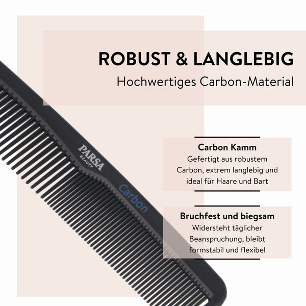 Parsa Beauty PARSA Beauty Carbon Frisierkamm Letzte 3 Tage