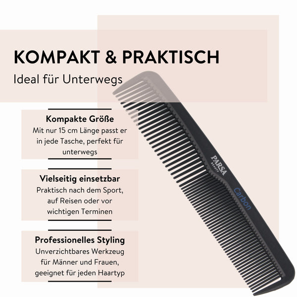 Parsa Beauty PARSA Beauty Carbon Frisierkamm Letzte 3 Tage