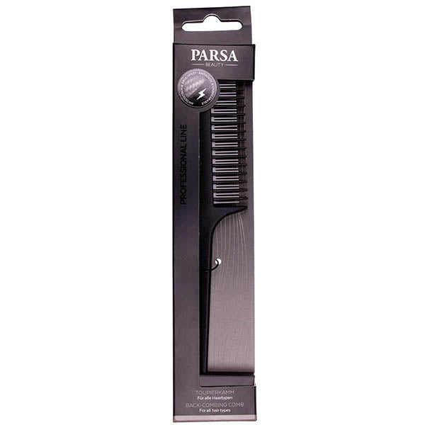 Parsa Beauty PARSA Beauty Professional Toupierkamm mit 3-reihiger Zahnung grau