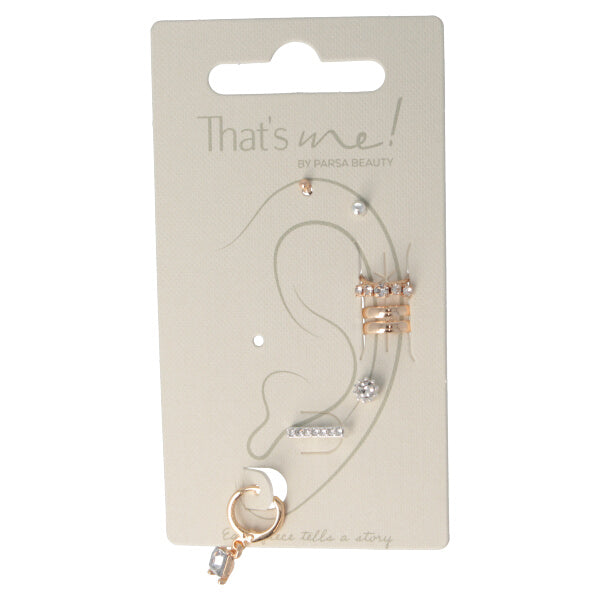 Parsa Beauty That's me by PARSA Beauty Mehrfachohrstecker mit Strass in Gold und Silber Günstiger Verkauf