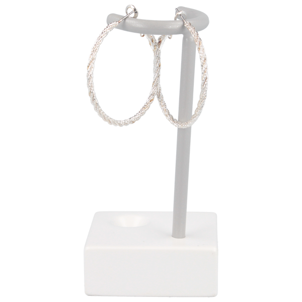 Parsa Beauty That's me by PARSA Beauty Creolen in Silber mit gebürsteter Struktur Auslauf