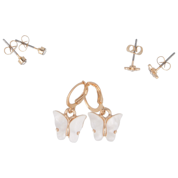 Parsa Beauty That's me by PARSA Beauty Ohrring-Set mit lieblichen Schmetterlingsdetails