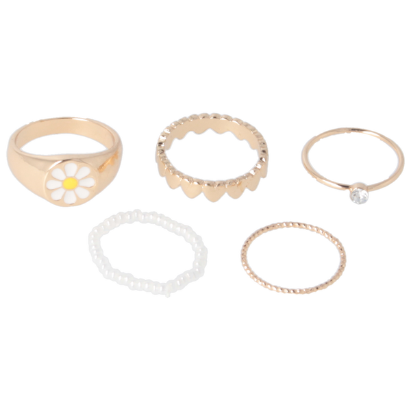 Parsa Beauty That's me by PARSA Beauty Ringset in Gold mit zeitlosen Design