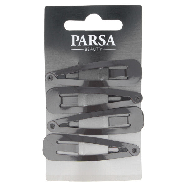 Parsa Beauty PARSA Beauty Haarclip braun shiny 6cm 4Stk