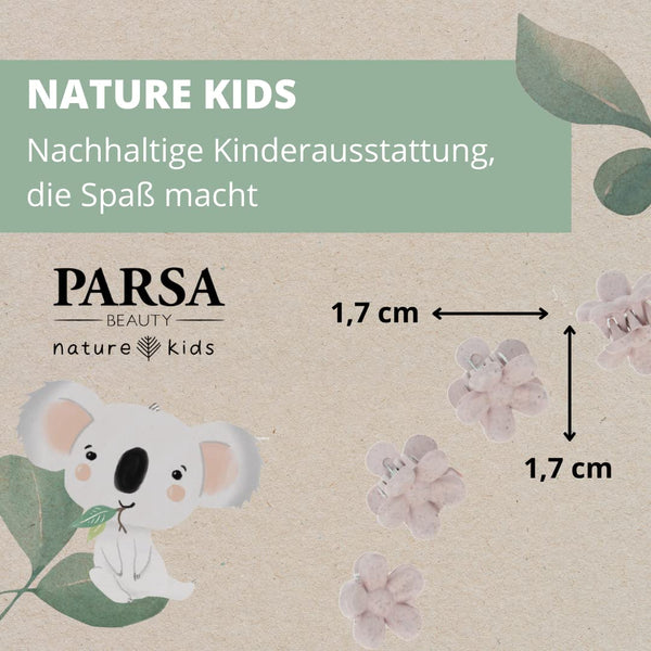 Parsa Beauty PARSA Beauty Nature Kids Haarklammer Blütenform mit Weizenstroh, 6 Stk Online