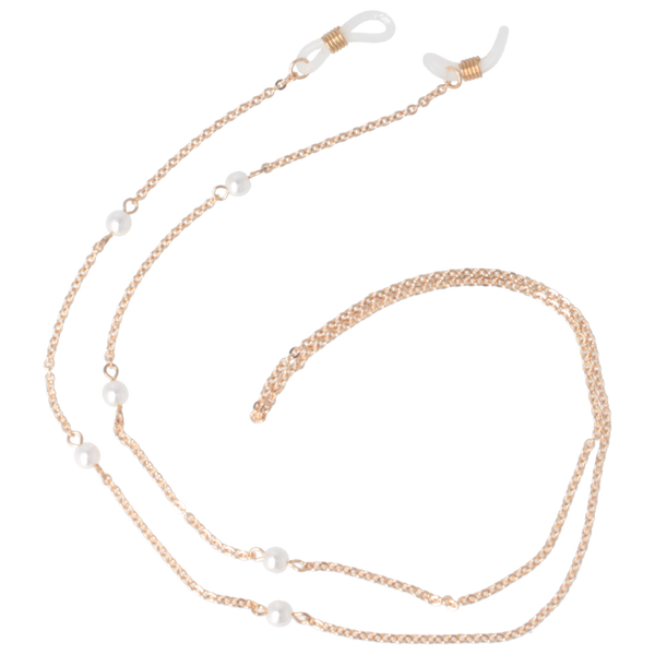 Parsa Beauty That's me by PARSA Beauty Sonnenbrillenkette in Gold mit Perlendetails