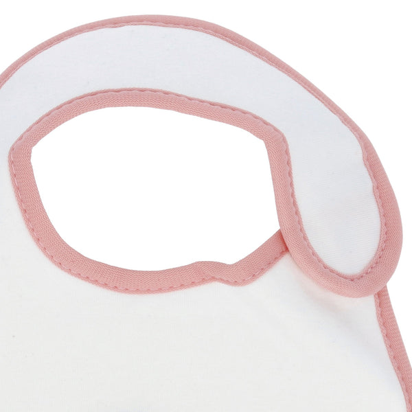 Parsa Beauty PARSA Baby Babylatz weiß mit rosa Bodüre 1Stk Auslauf