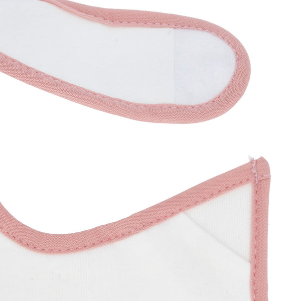 Parsa Beauty PARSA Baby Babylatz weiß mit rosa Bodüre 1Stk Auslauf