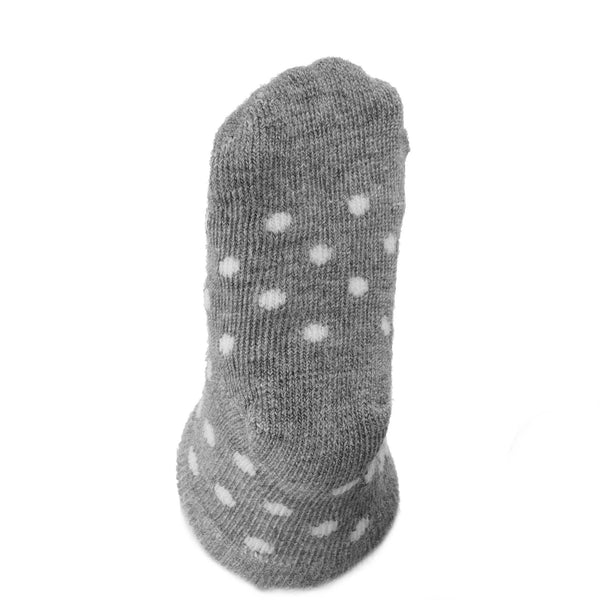 Parsa Beauty PARSA Baby Söckchen grau mit weißen Punkten Fabrikverkauf