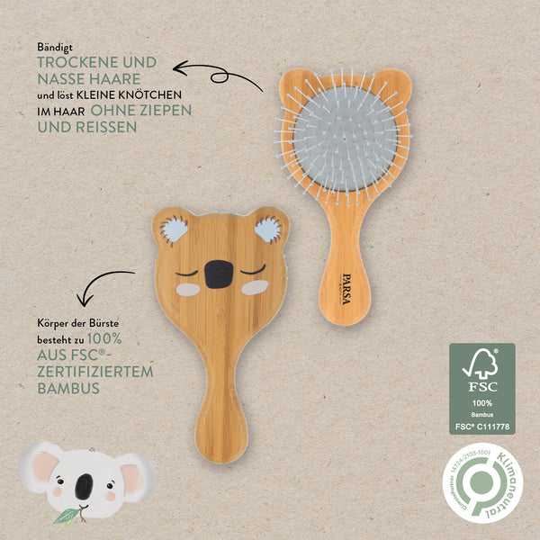 Parsa Beauty PARSA Beauty Nature Kids Wet&Dry Bürste Koalaprint aus FSC®-zertifiziertem Bambus Angebote