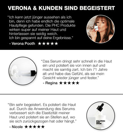 PHC Skincare HYALURONIC FACE SERUM Fabrikverkauf