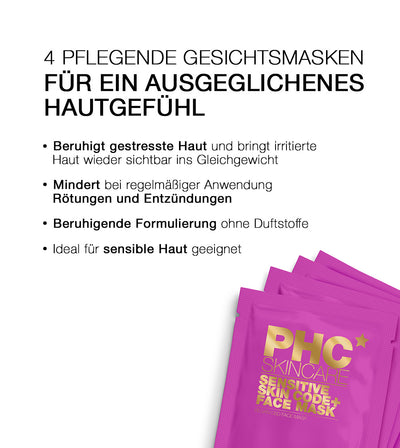 PHC Skincare SENSITIVE SKIN CODE+ FACE MASK Meist gekauft