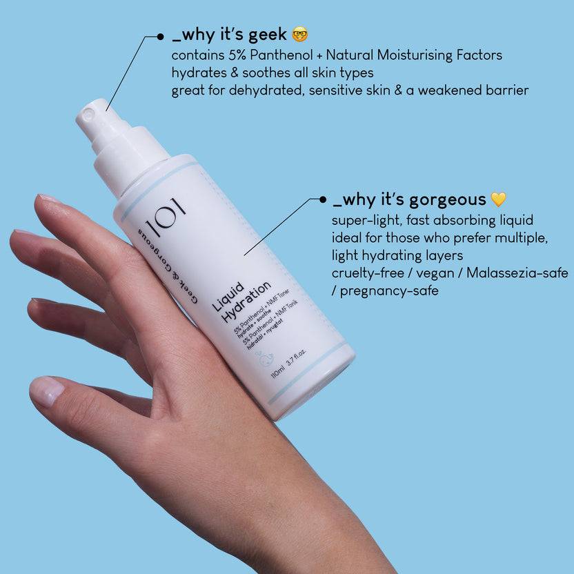 Geek & Gorgeous Liquid Hydration (110ml) Verkauf