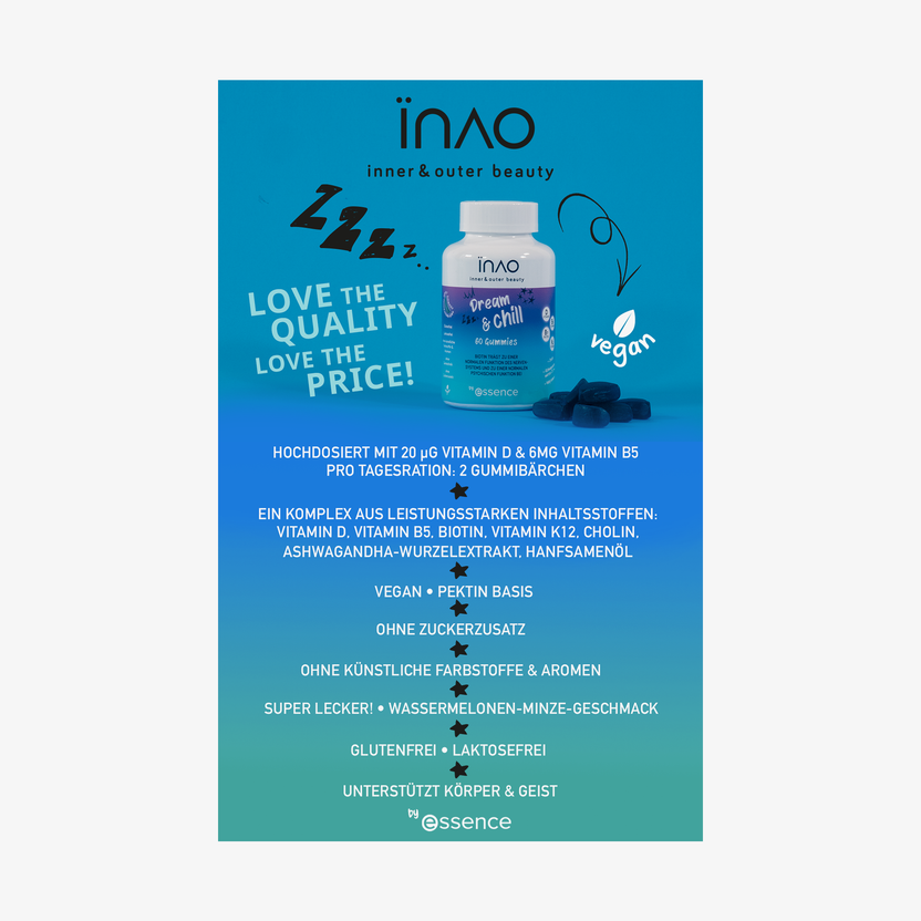 INAO by Essence Dream And Chill Gummies (180g) im Angebot
