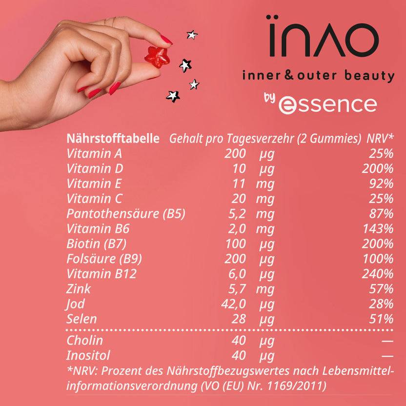 INAO by Essence Hair Yeah Gummies 6 Month Bundle (972g) Verkauf