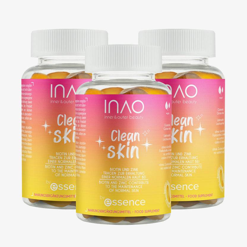 INAO by Essence Clean Skin Gummies 3 Month Bundle im Angebot