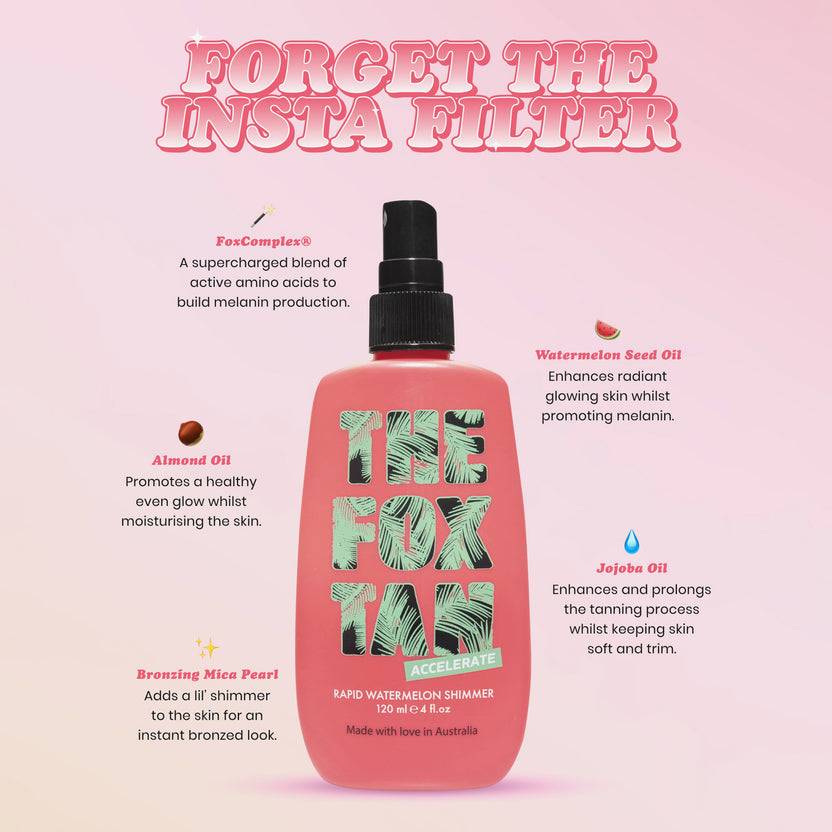 The Fox Tan Rapid Watermelon Shimmer (120ml) Fabrikverkauf