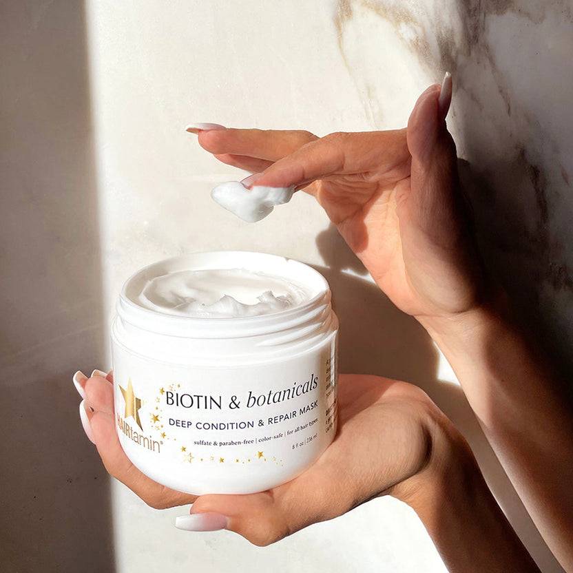 HAIRtamin Biotin & Botanicals Deep Condition & Repair Hair Mask (236ml) Schlussverkauf