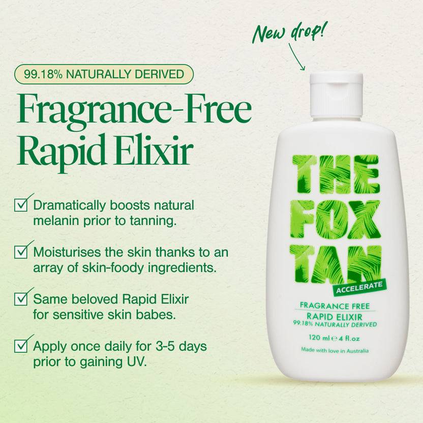 The Fox Tan Fragrance Free Rapid Tanning Elixir (120ml) Angebote