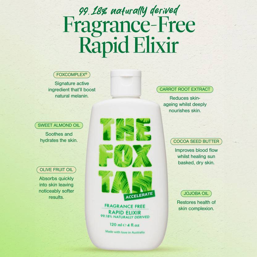 The Fox Tan Fragrance Free Rapid Tanning Elixir (120ml) Angebote