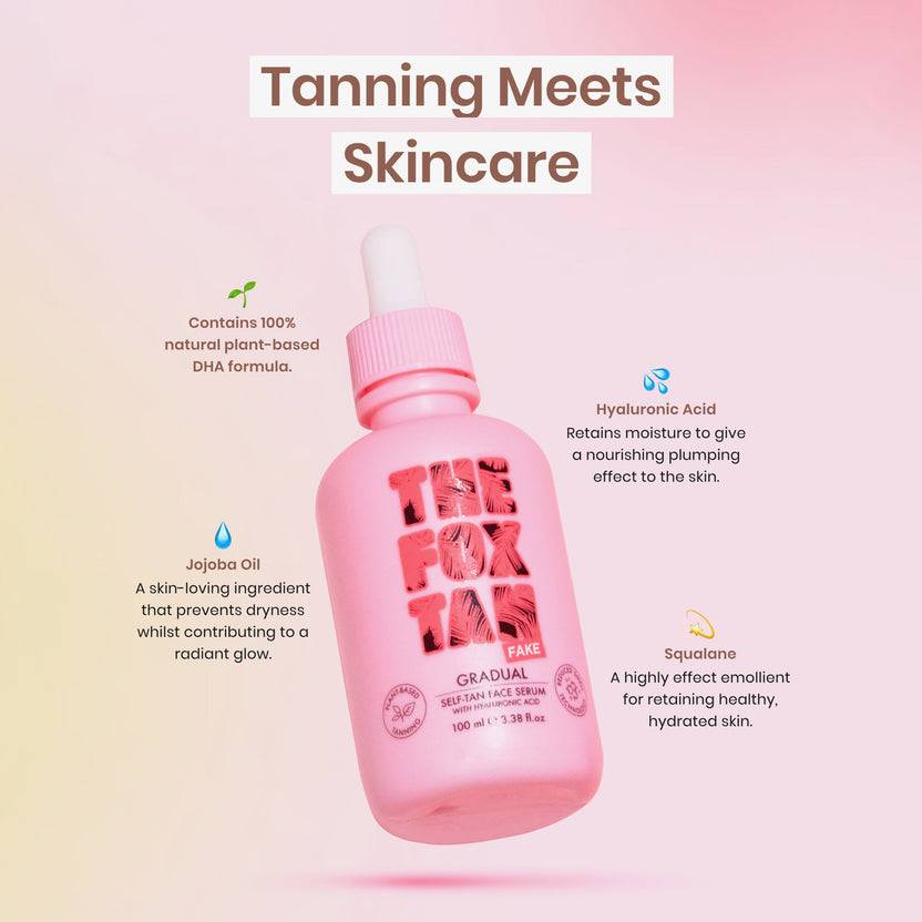 The Fox Tan Gradual Self-Tan Face Serum (100ml) Fabrikverkauf