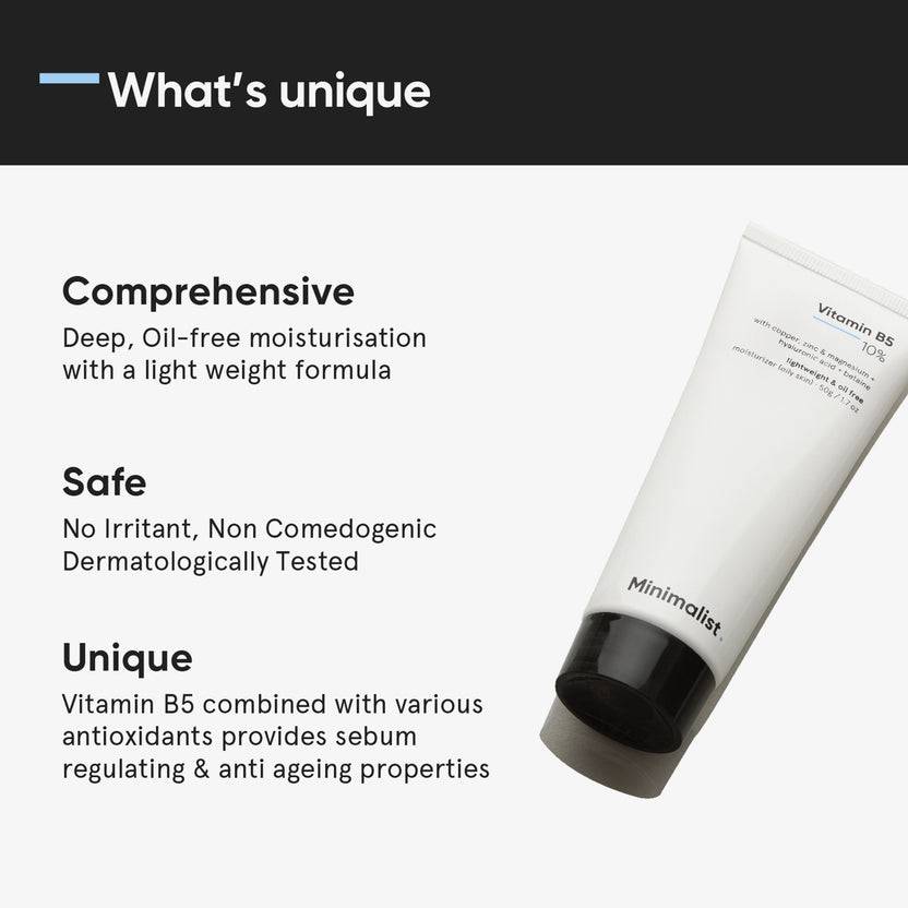 Minimalist Vitamin B5 10% Moisturizer (50g) Auslauf