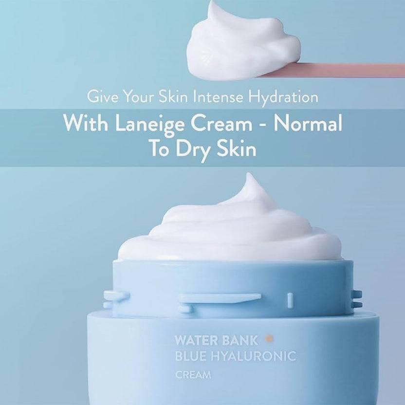 Laneige Water Bank Blue Hyaluronic Cream For Normal to Dry Skin (50ml) im Angebot