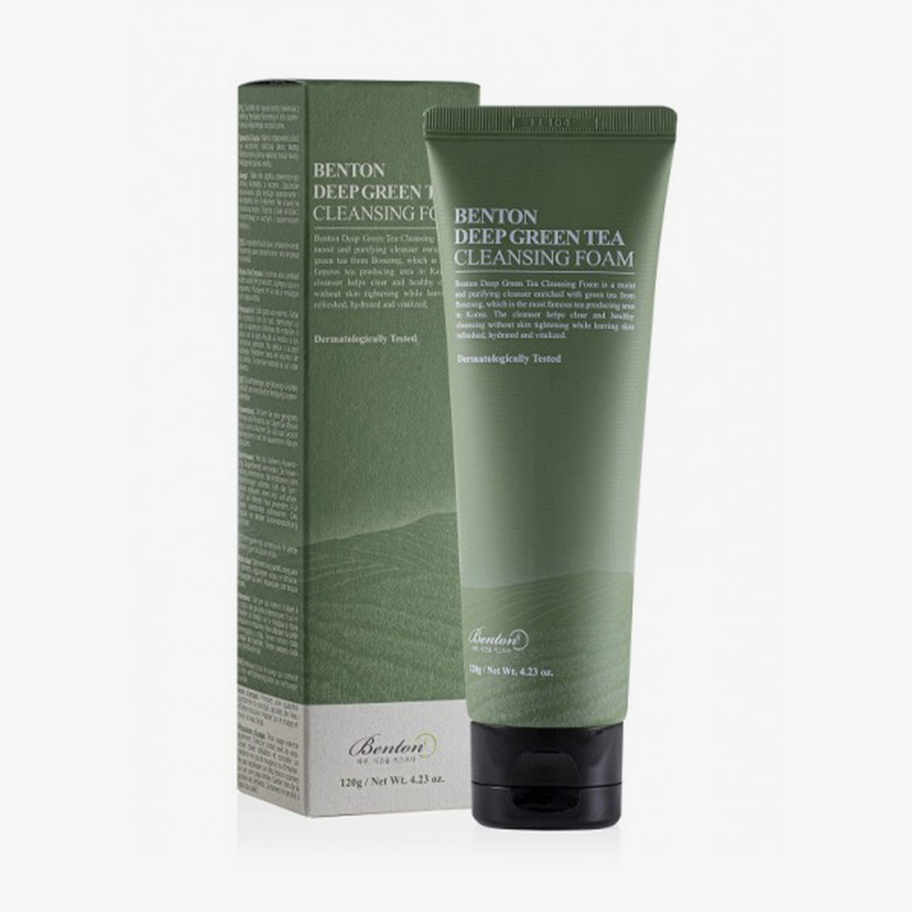 Benton Deep Green Tea Cleansing Foam (120g) Günstiger Verkauf
