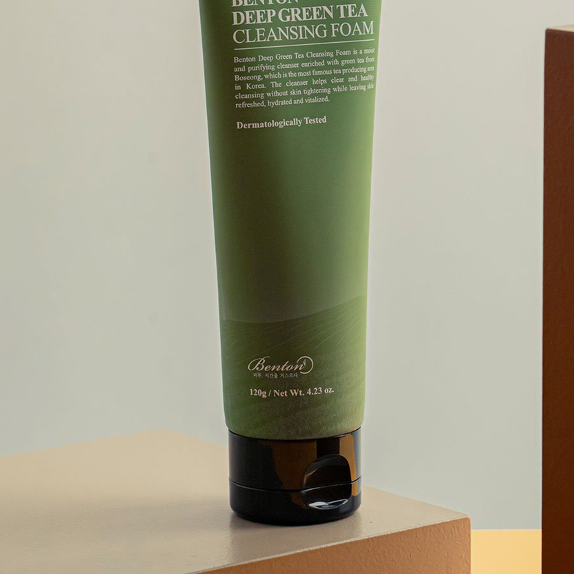 Benton Deep Green Tea Cleansing Foam (120g) Günstiger Verkauf