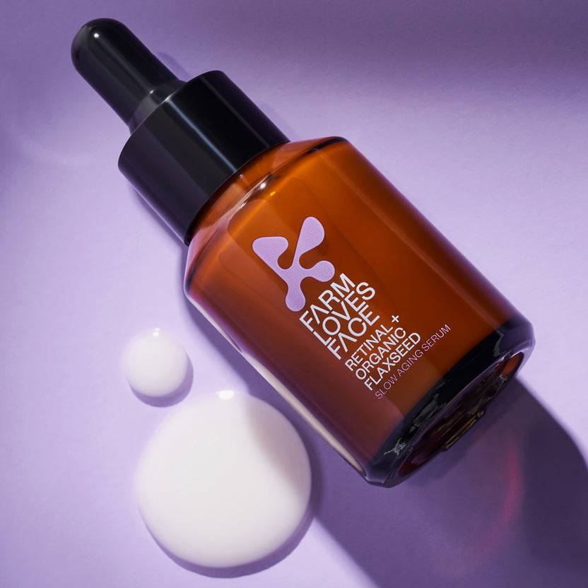 Farm Loves Face Retinal + Organic Flaxseed Slow Aging Serum (28ml) Online