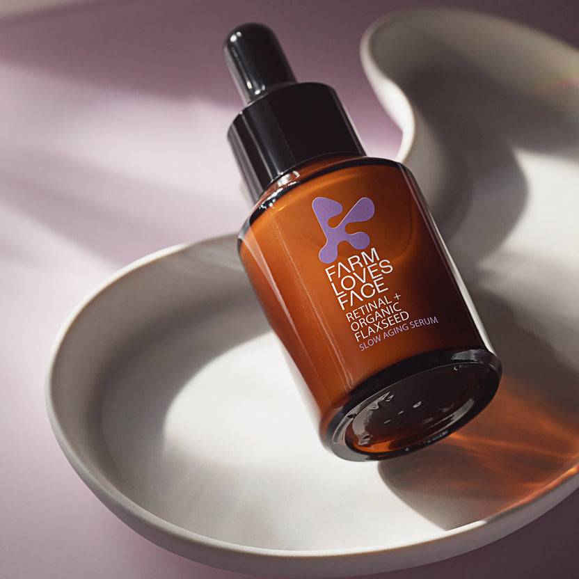 Farm Loves Face Retinal + Organic Flaxseed Slow Aging Serum (28ml) Online