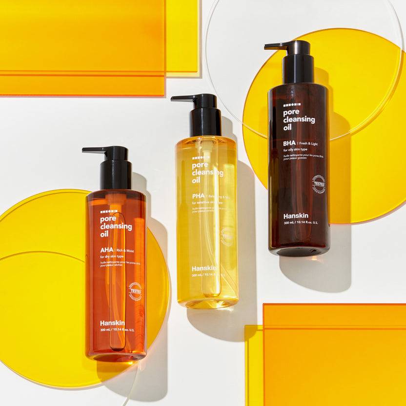 Hanskin Pore Cleansing Oil PHA (300ml) Outlet
