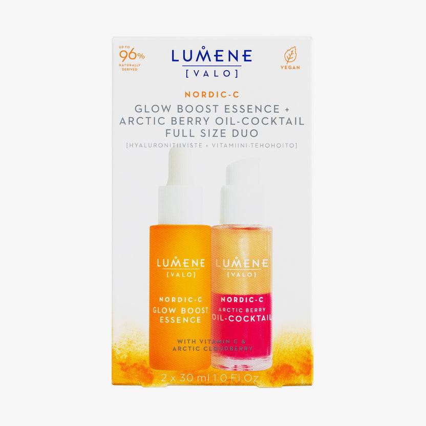 Lumene NORDIC-C [VALO] Essence + Oil-Cocktail Duo Set (60ml)