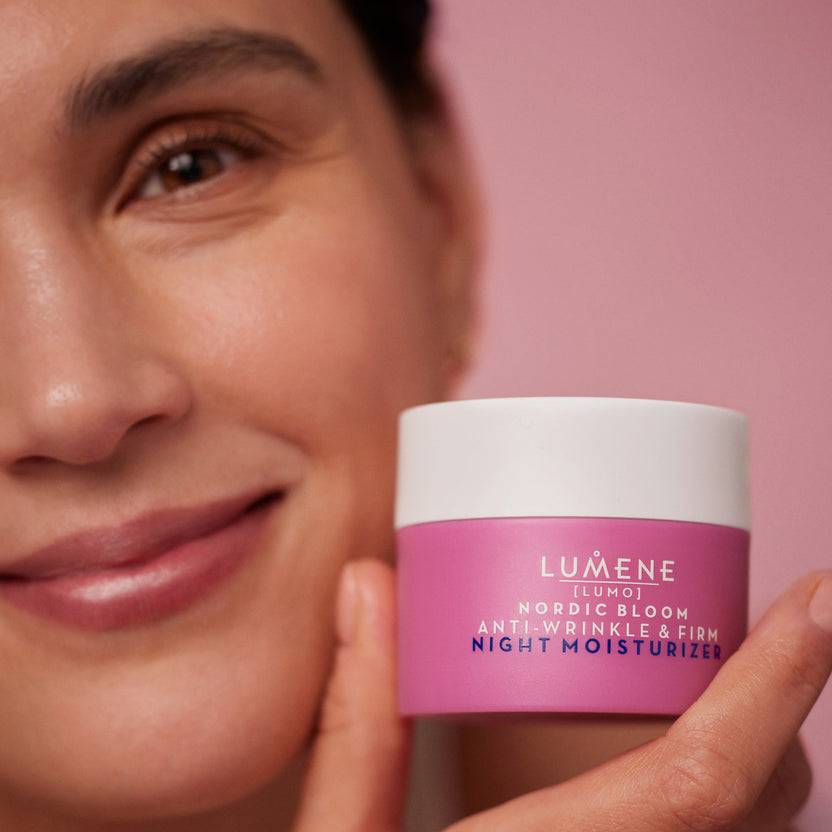 Lumene NORDIC BLOOM [LUMO] Anti-wrinkle & Firm Night Moisturizer (50ml) Riesige Ersparnisse