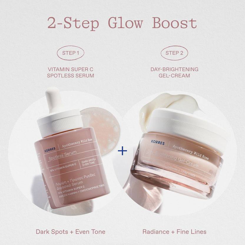 KORRES Apothecary Wild Rose 2-Step Glow Boost (55ml) Outlet