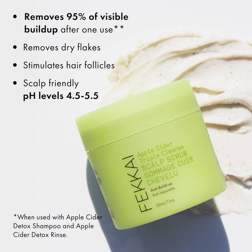 FEKKAI Apple Cider Triple Cleanse Scalp Scrub (220ml) Blitzverkäufe