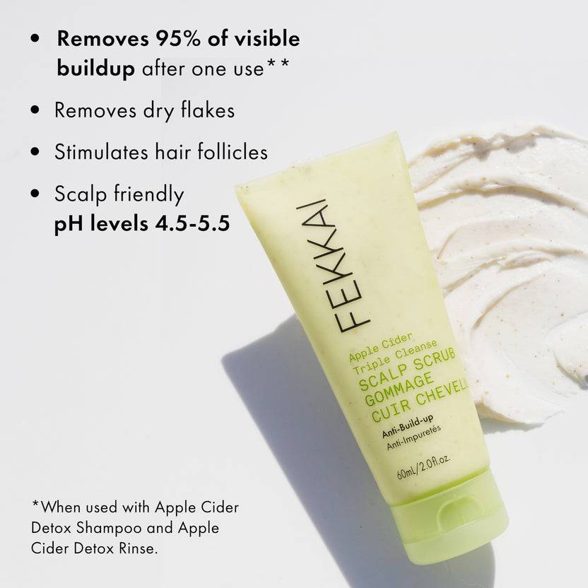 FEKKAI Apple Cider Triple Cleanse Scalp Scrub (220ml) Blitzverkäufe