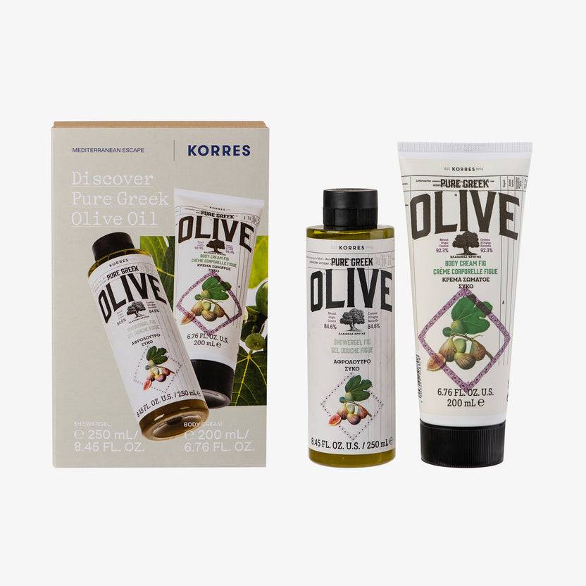 KORRES OLIVE & FIG Körperpflege Set (450ml) Online Shopping