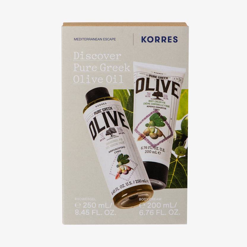 KORRES OLIVE & FIG Körperpflege Set (450ml) Online Shopping