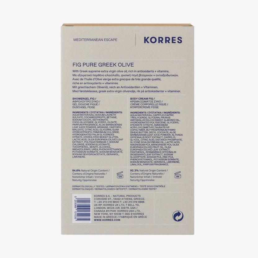 KORRES OLIVE & FIG Körperpflege Set (450ml) Online Shopping