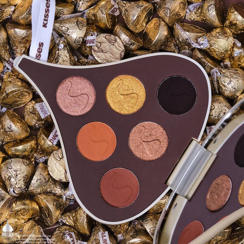 Glamlite Cosmetics Hershey's Kisses x Glamlite Milk Chocolate with Almonds Palette Sonderangebot
