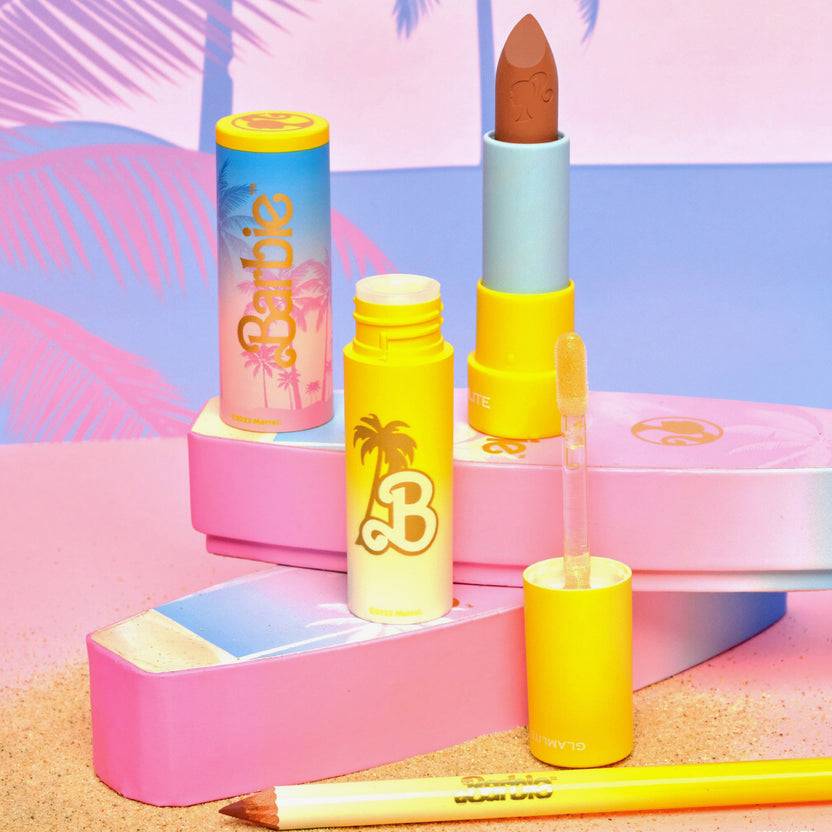 Glamlite Cosmetics Barbie™ x Glamlite At The Beach Lip Kit Große Rabatte