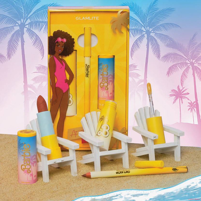 Glamlite Cosmetics Barbie™ x Glamlite At The Beach Lip Kit Große Rabatte