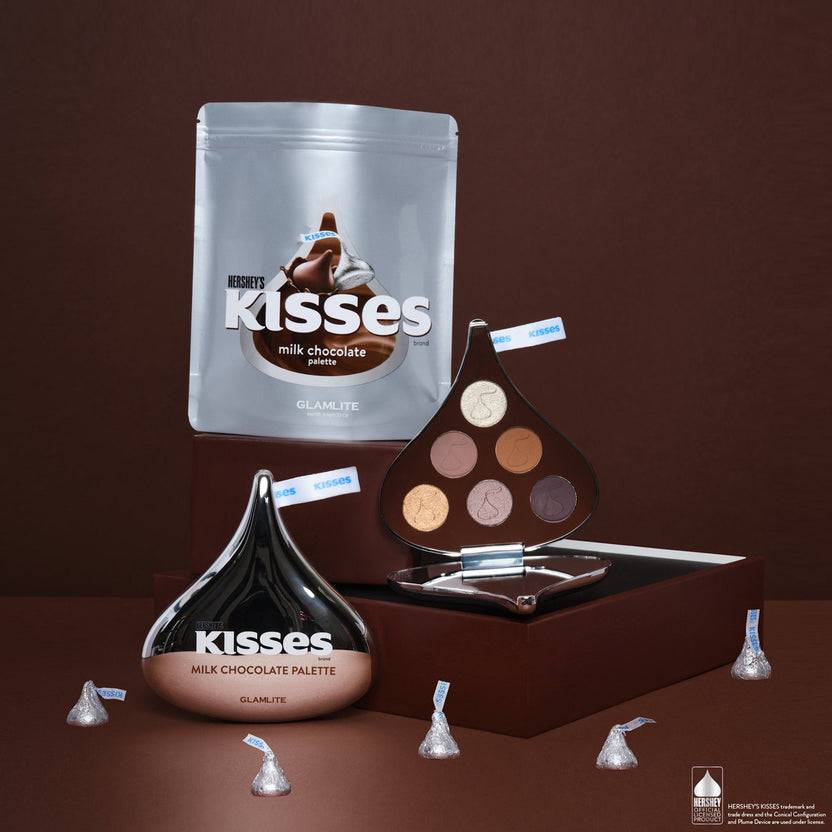 Glamlite Cosmetics Hershey's Kisses x Glamlite Milk Chocolate Palette (6.6g) Kostenlose Rückgabe