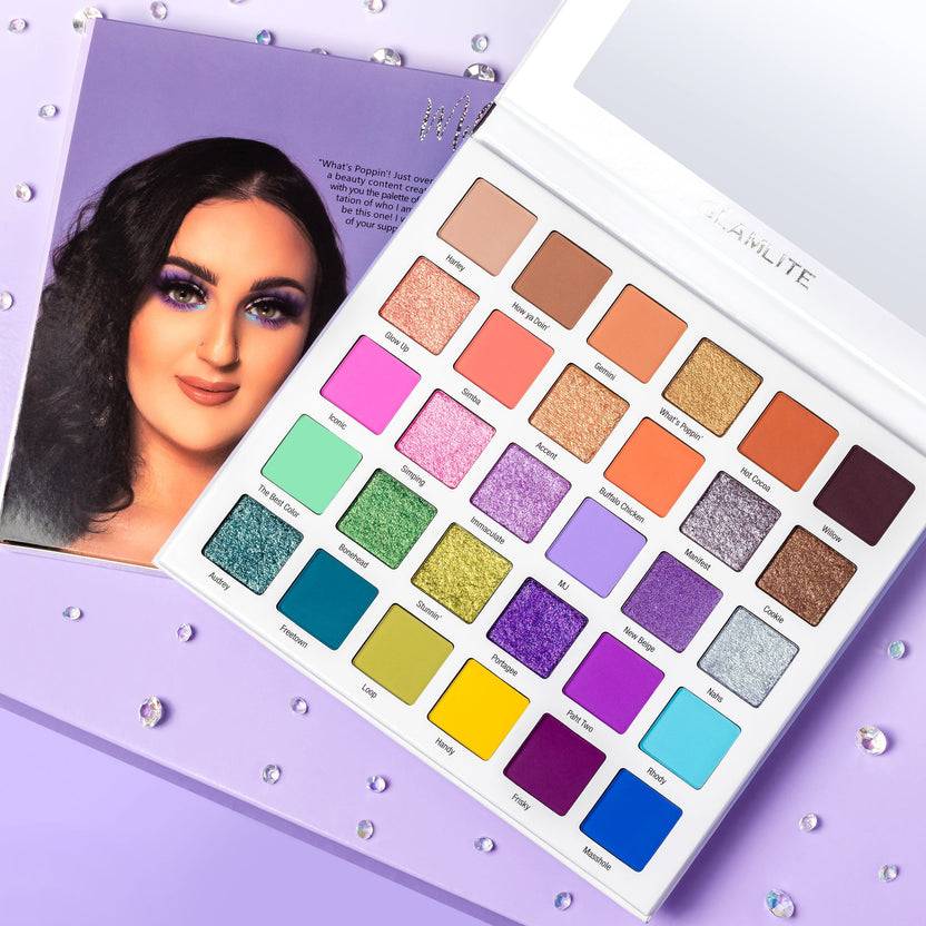 Glamlite Cosmetics Mikayla x Glamlite Palette (36g) Begrenzte Freigabe