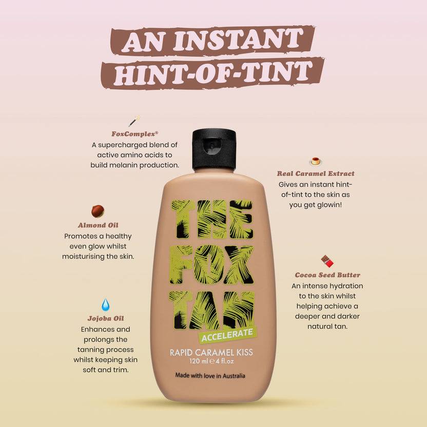 The Fox Tan Rapid Caramel Kiss (120ml) Schlussverkauf