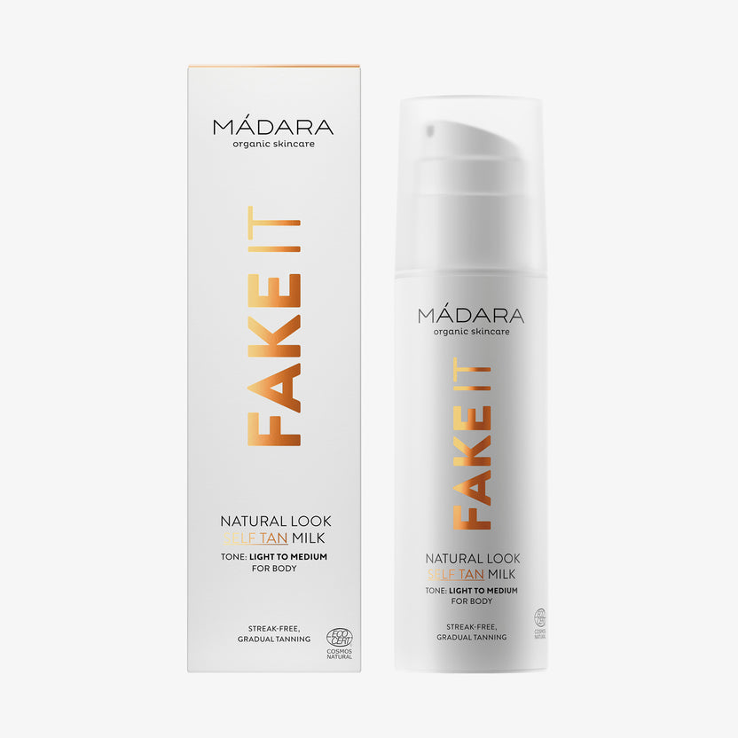MÁDARA Cosmetics Fake It Natural Look Self Tan Milk (150ml) Hotsell