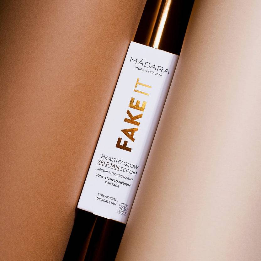 MÁDARA Cosmetics Fake It Healthy Glow Self Tan Serum For Face (30ml) Fabrikverkauf